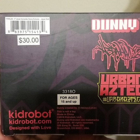 Kidrobot UrbanAztec vinyl - Picture 3 of 3